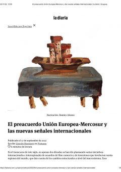 El preacuerdo Unión Europea-Mercosur y las nuevas señales internacionales