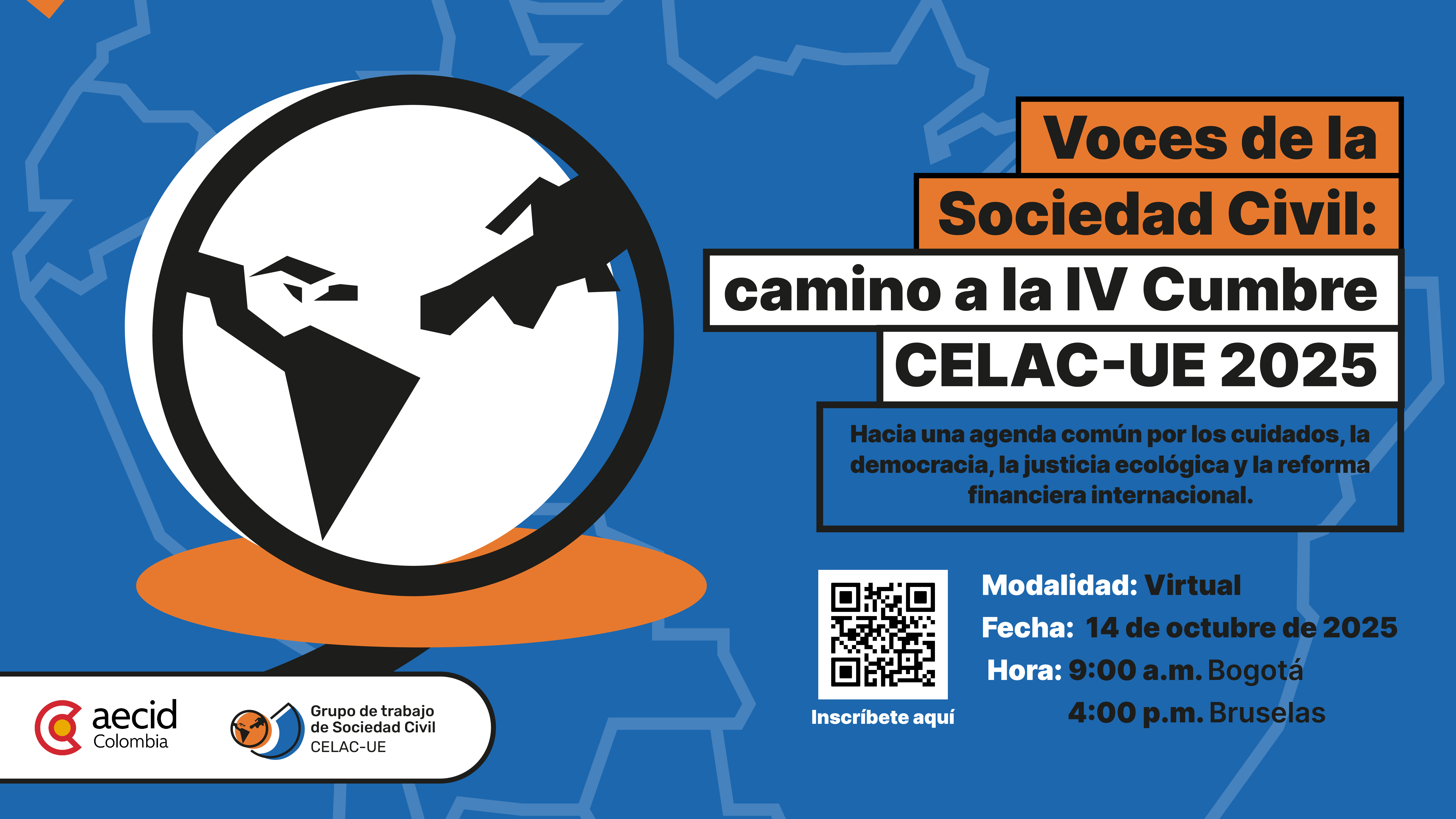 Webminar_ Voces de la Sociedad Civil: camino a la IV Cumbre CELAC-UE 2025.