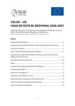 Hoja de Ruta Bi-Regional CELAC-UE 2026-2027 – ESP