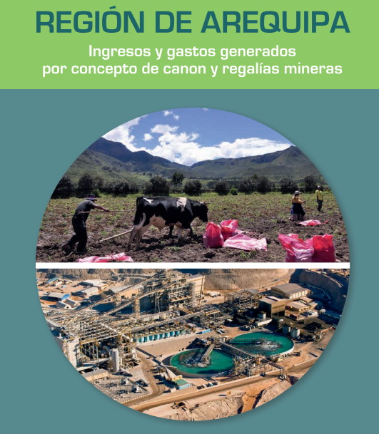 Región Arequipa: Ingresos y gastos generados por concepto de canon y regalías mineras