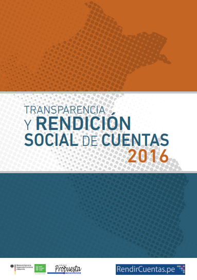 Transparencia y rendición social de cuentas 2016