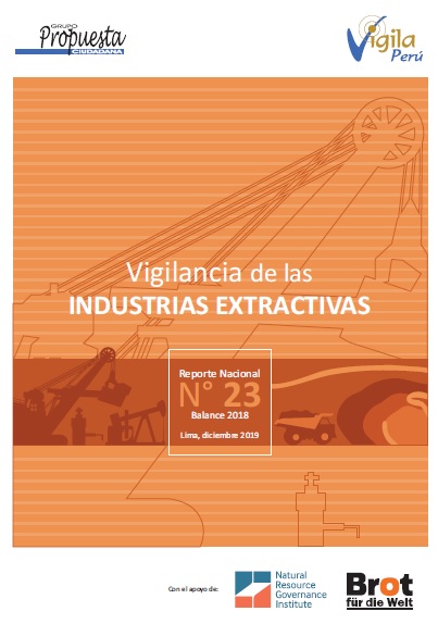 Vigilancia de las Industrias Extractivas: Reporte nacional N°23 – balance 2018