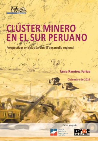CLÚSTER MINERO EN EL SUR PERUANO. Perspectivas en relación con el desarrollo regional.