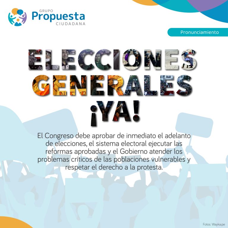 Elecciones generales ¡Ya!         