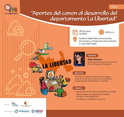 Foro: Aportes del canon al desarrollo del departamento de La Libertad 